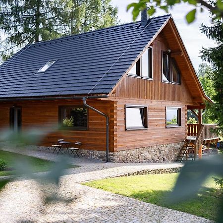 Moderni Sumavska Roubenka S Vyhledem Na Boubin Villa Vimperk Exterior photo